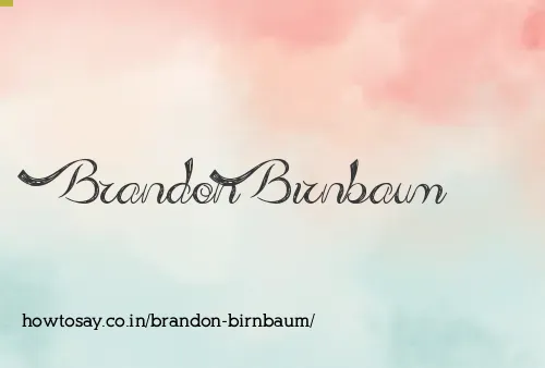 Brandon Birnbaum