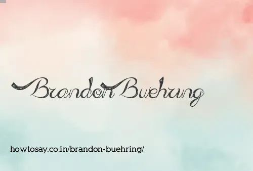 Brandon Buehring