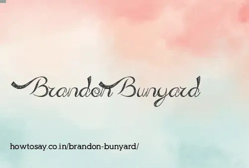 Brandon Bunyard