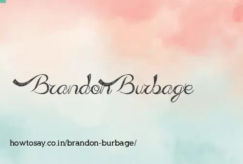 Brandon Burbage