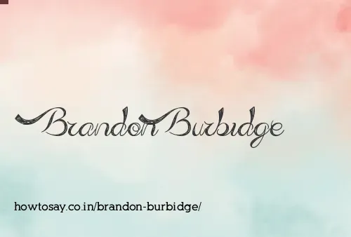 Brandon Burbidge