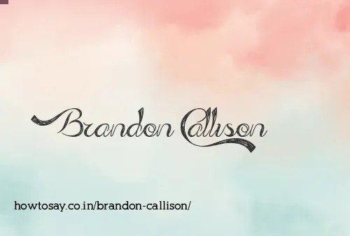 Brandon Callison