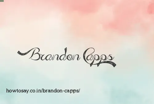 Brandon Capps