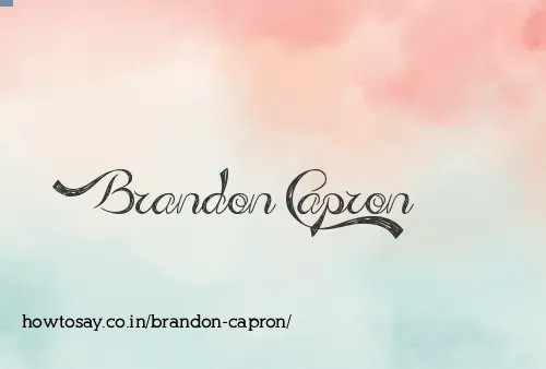 Brandon Capron