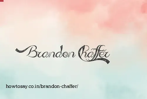 Brandon Chaffer