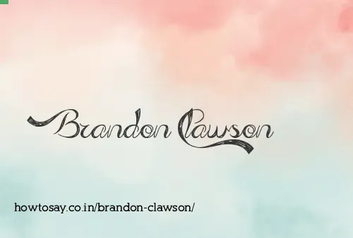Brandon Clawson