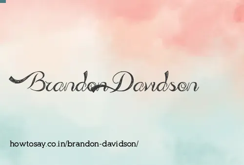 Brandon Davidson