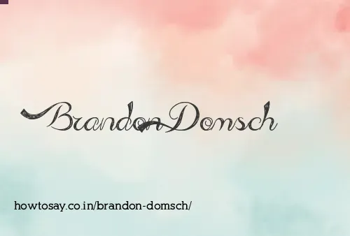 Brandon Domsch