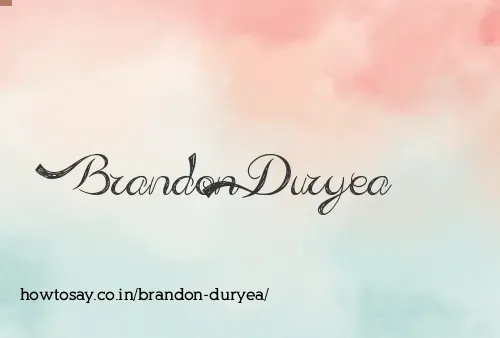 Brandon Duryea