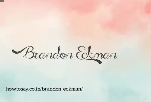 Brandon Eckman