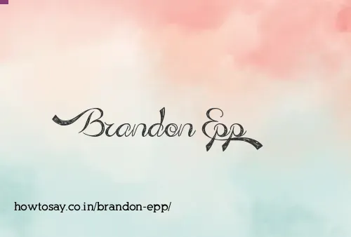 Brandon Epp