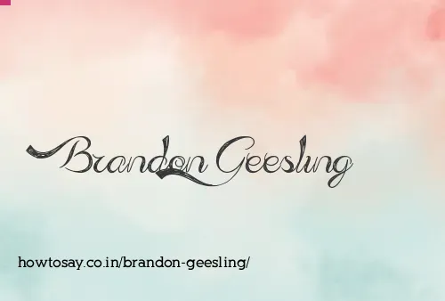Brandon Geesling