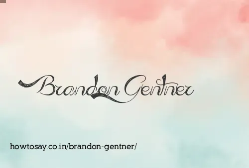 Brandon Gentner