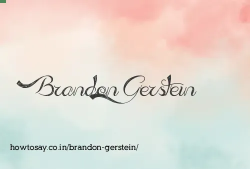 Brandon Gerstein