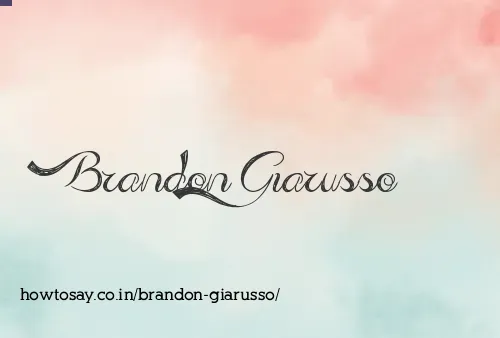 Brandon Giarusso