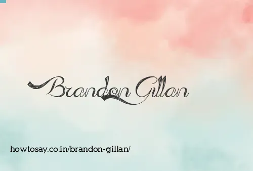 Brandon Gillan