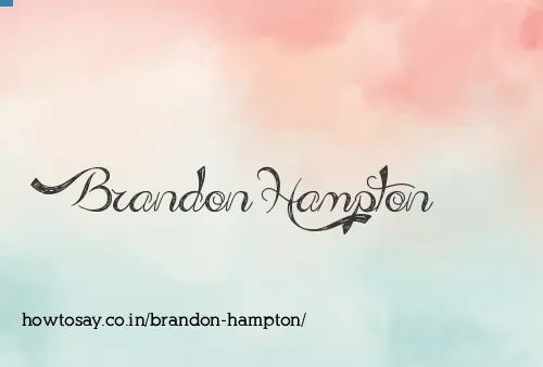 Brandon Hampton