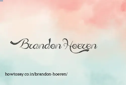 Brandon Hoeren