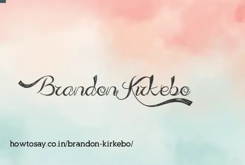 Brandon Kirkebo