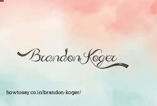 Brandon Koger