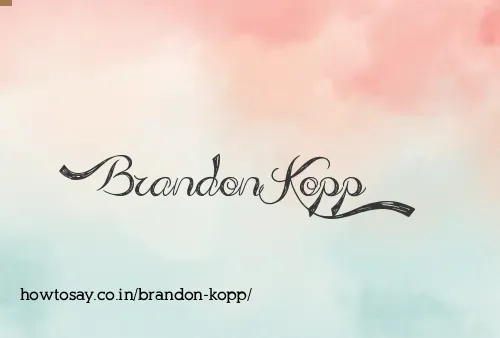 Brandon Kopp