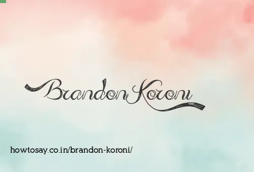 Brandon Koroni