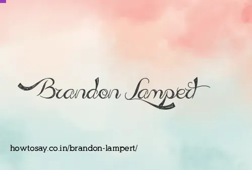 Brandon Lampert