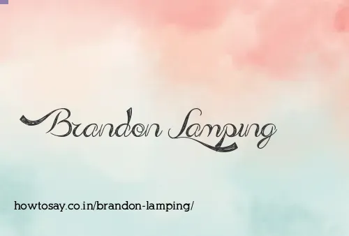 Brandon Lamping