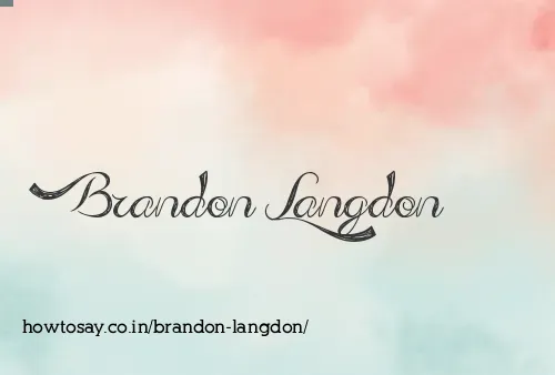 Brandon Langdon