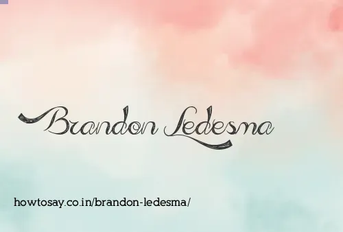 Brandon Ledesma