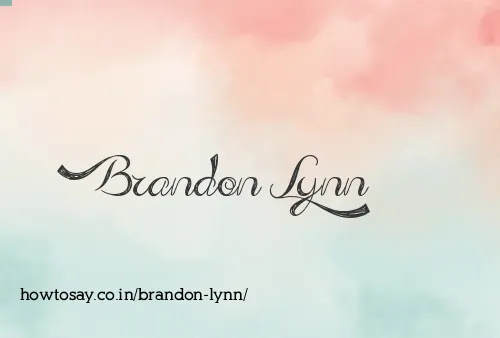 Brandon Lynn