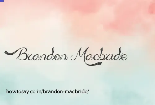 Brandon Macbride
