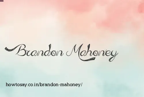 Brandon Mahoney