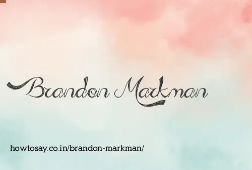 Brandon Markman