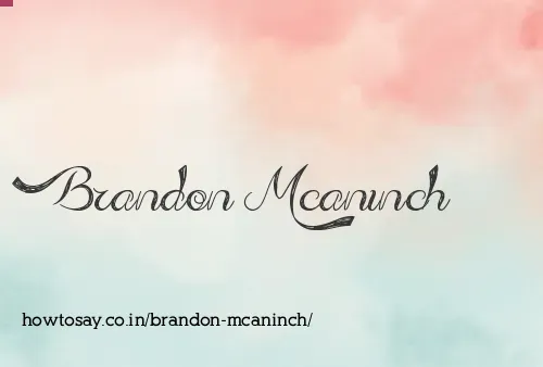 Brandon Mcaninch