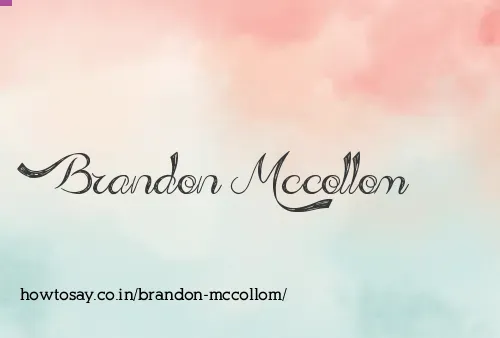 Brandon Mccollom