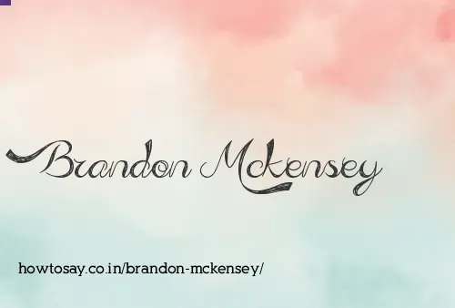 Brandon Mckensey