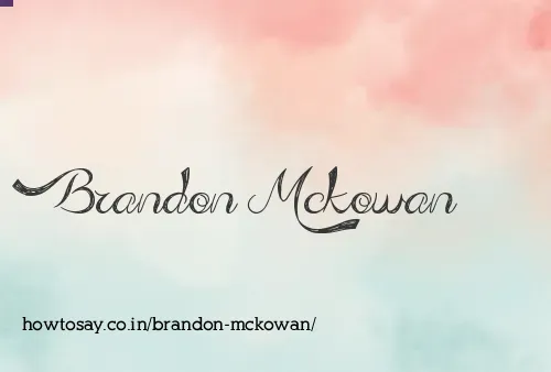 Brandon Mckowan