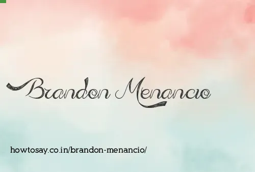 Brandon Menancio