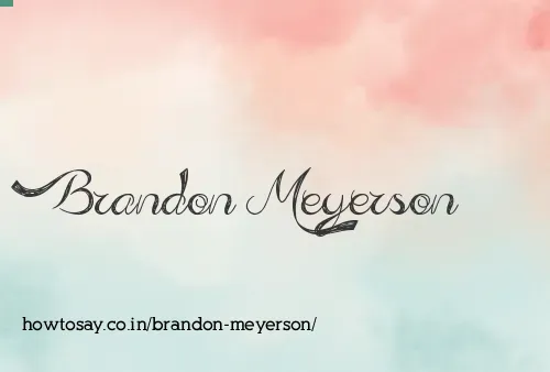 Brandon Meyerson