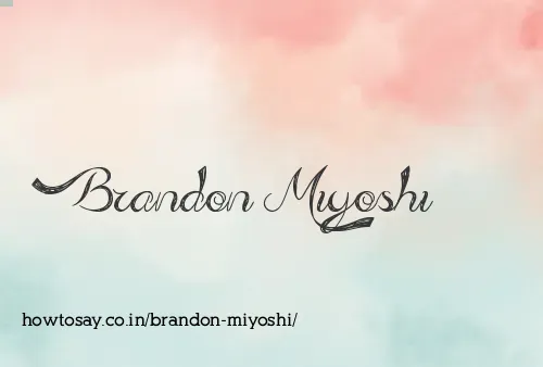 Brandon Miyoshi
