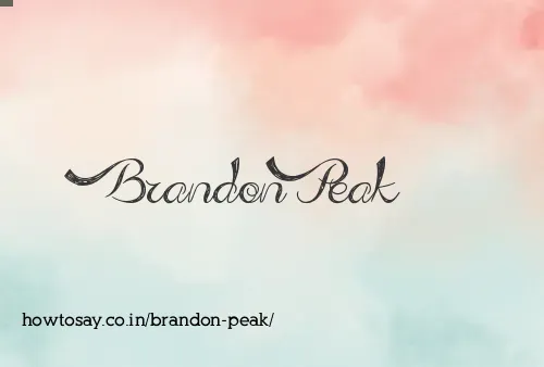 Brandon Peak