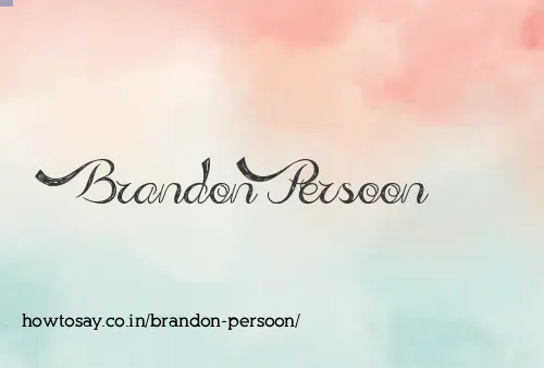 Brandon Persoon