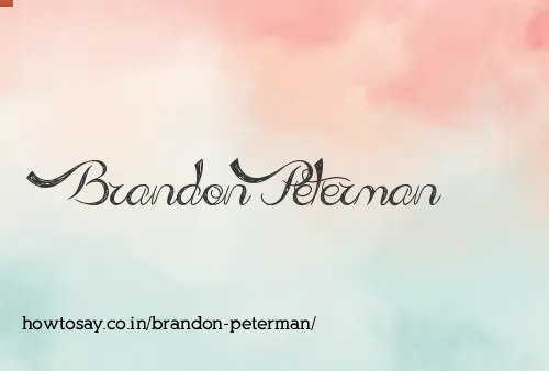 Brandon Peterman