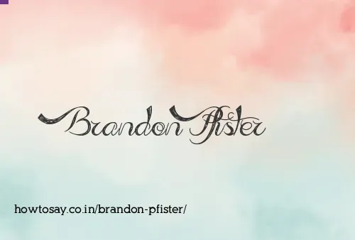Brandon Pfister
