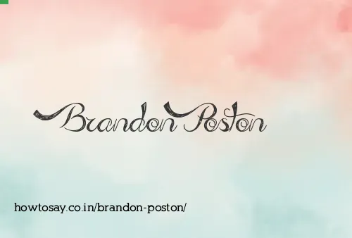 Brandon Poston