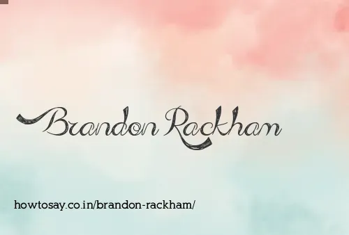 Brandon Rackham