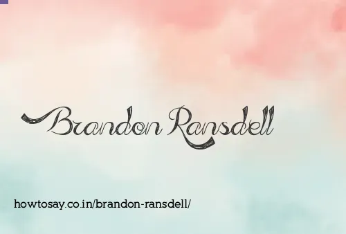 Brandon Ransdell
