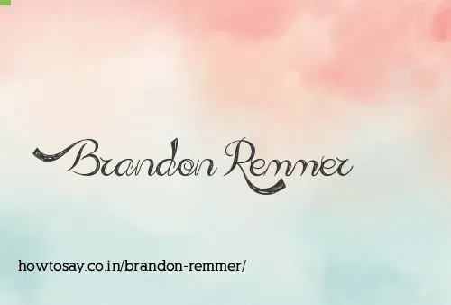 Brandon Remmer
