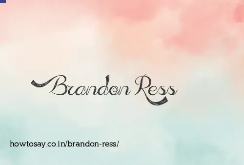 Brandon Ress